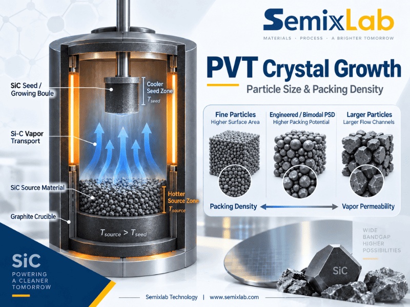 SiC PVT(Physical Vapor Transport) Process