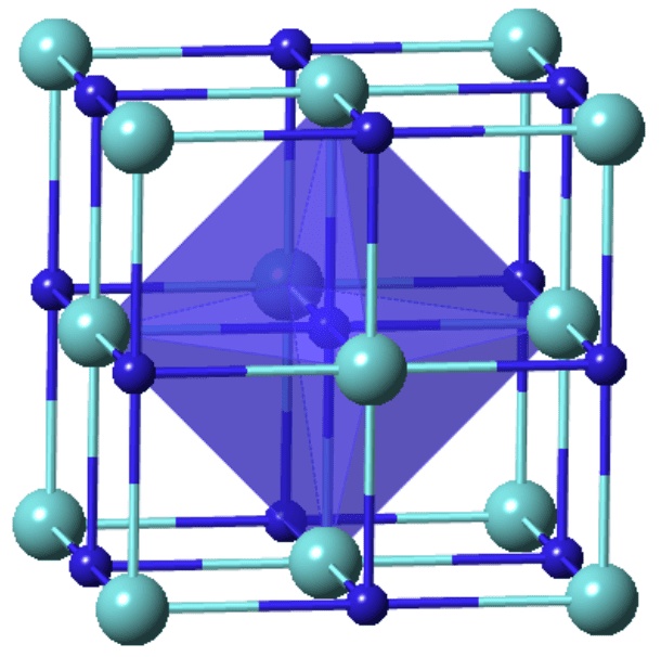 γ-tantalum carbide in cubic phase
