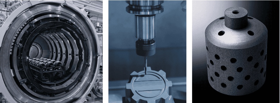 Graphite furnace components