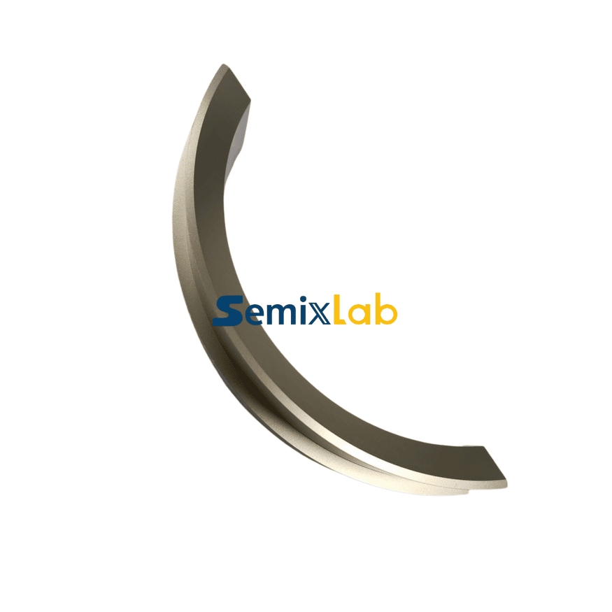 Trisection TAC coated graphite ring for sic crystal growth